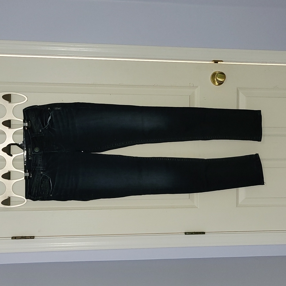 Silver Darkwash Midrise Jeans